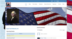 Desktop Screenshot of capecodveterans.org